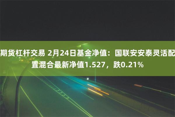 期货杠杆交易 2月24日基金净值：国联安安泰灵活配置混合最新净值1.527，跌0.21%